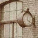 Dramburg-Railway station clock
